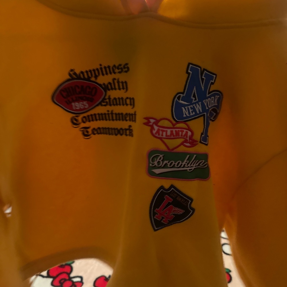 Yellow Graphic Women's Hoodie